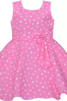 Pink Crepe stitched    dress