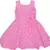 Pink Crepe stitched    dress