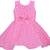 Pink Crepe stitched    dress