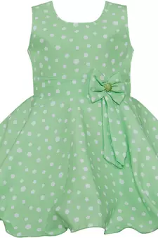 Green Crepe stitched    dress