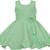 Green Crepe stitched    dress