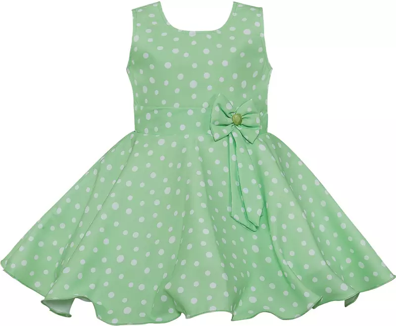 Green Crepe stitched    dress
