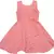 Orange Crepe stitched    dress