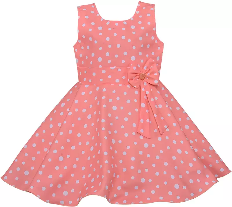 Orange Crepe stitched    dress