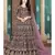 Wine Georgette Anarkali Salwar Kameez