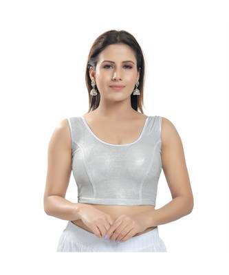 Women's Polyester Stretchable Saree Blouse 1