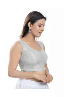 Women's Polyester Stretchable Saree Blouse