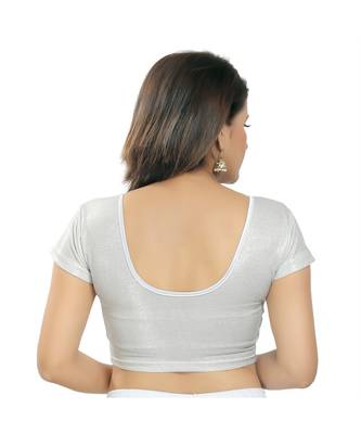 Women's Polyester Stretchable Saree Blouse 4