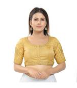 Women's Jain Silk Padded Saree Blouse