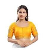 Women's Jain Silk Padded Saree Blouse