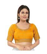 Women's Embroidery Padded Saree Blouse