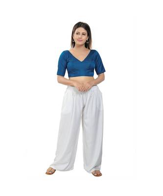 Women's Silk Padded Saree Blouse 5