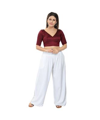 Women's Silk Padded Saree Blouse 5