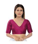 Women's Silk Padded Saree Blouse
