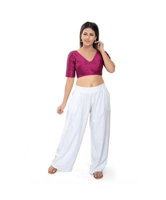 Women's Silk Padded Saree Blouse 5