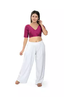 Women's Silk Padded Saree Blouse