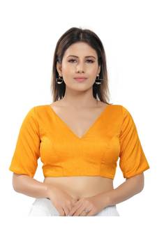 Women's Silk Padded Saree Blouse