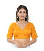 Women's Silk Padded Saree Blouse