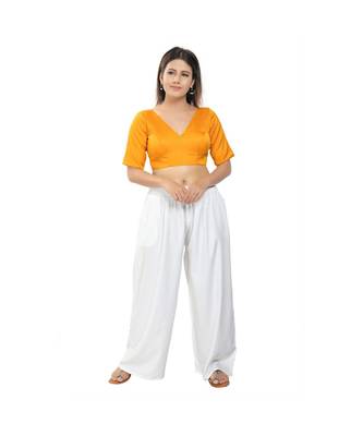 Women's Silk Padded Saree Blouse 5