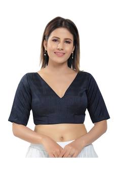 Women's Silk Padded Saree Blouse
