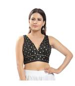 Women's Velvet Padded Saree Blouse