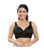 Women's Satin Silk Padded Saree Blouse