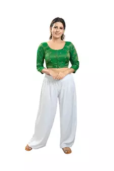 Women's Tissue Padded Saree Blouse