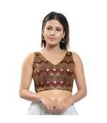 Women's Mulbury Silk Padded Saree Blouse