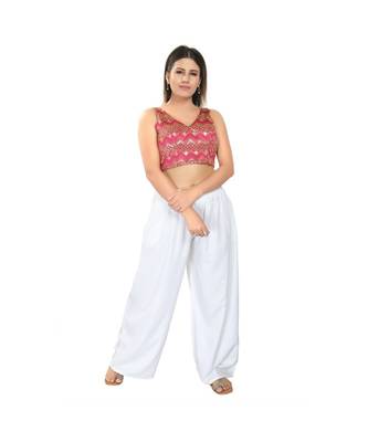 Women's Mulbury Silk Padded Saree Blouse 5