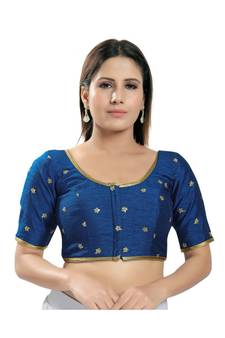 Women's Silk Padded Saree Blouse