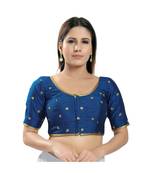 Women's Silk Padded Saree Blouse