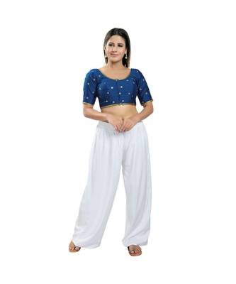 Women's Silk Padded Saree Blouse 5