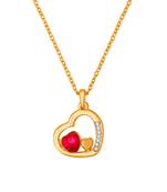 Red crystal pendants