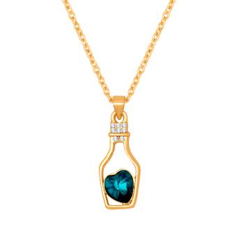 Green crystal pendants 1