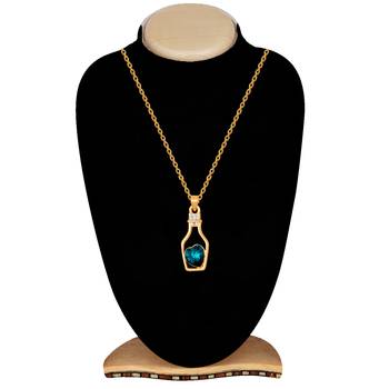 Green crystal pendants 2