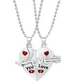 Silver crystal pendants