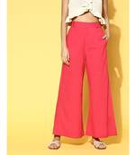 Fuchsia Wide Leg Pants