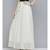 White With Black Polka Dot Maxi Skirt