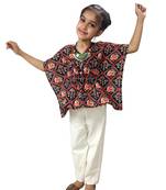 Aglare Kaftan for girls,kaftan set with beautiful neck piece.STITCHED