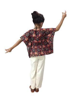 Aglare Kaftan for girls,kaftan set with beautiful neck piece.STITCHED 2