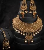 Gold cubic zirconia chokers