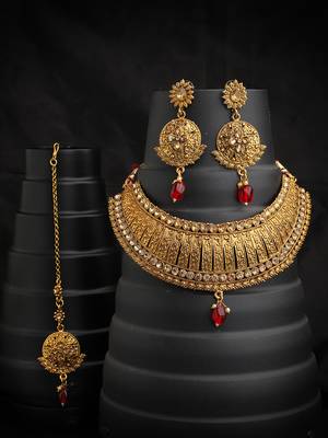 Gold cubic zirconia chokers 1