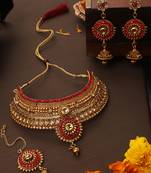 Gold cubic zirconia chokers