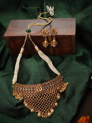 Gold cubic zirconia chokers 1