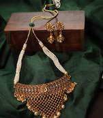 Gold cubic zirconia chokers