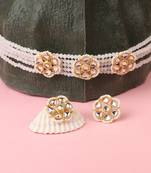 White cubic zirconia chokers