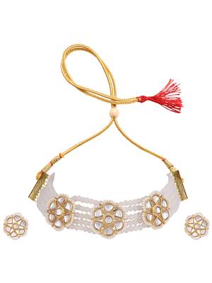 White cubic zirconia chokers 2