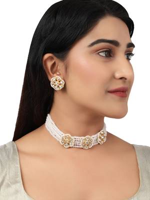 White cubic zirconia chokers 3