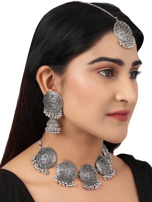 Silver cubic zirconia chokers 3