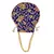 Vintage Gulley Womens Ethnic and Traditional Hand-Held Potli for Giffting and Weddings - Dark Blue